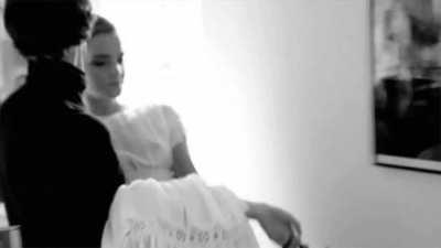 Beauty and Elegance in a sheer white Dress