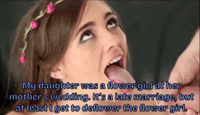 Daughter was the flower girl