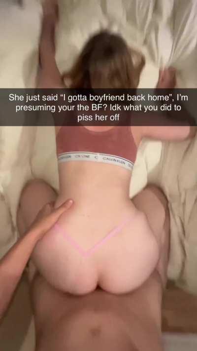 Apparently you pissed her off before the club and she wanted to get back at you