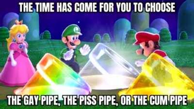 Mario having it hard