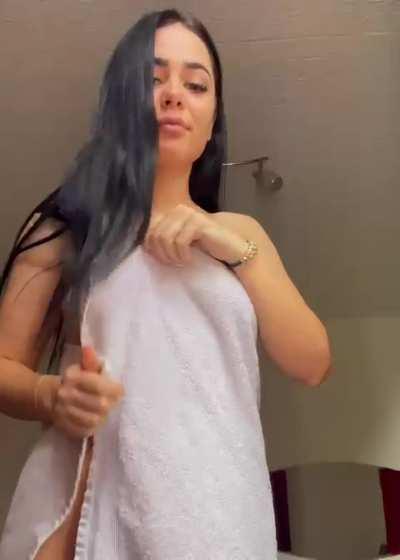 I like to surprise guys with my boobs