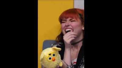 BLONDE GIRL MAKE A MATING DANCE OR A SATANIC RITUAL...