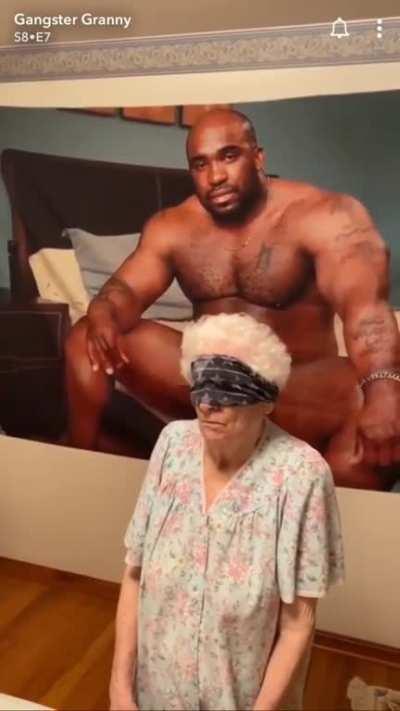 This guy pimps his grandma out for snapchat points a lot, but today he took it too far 😬