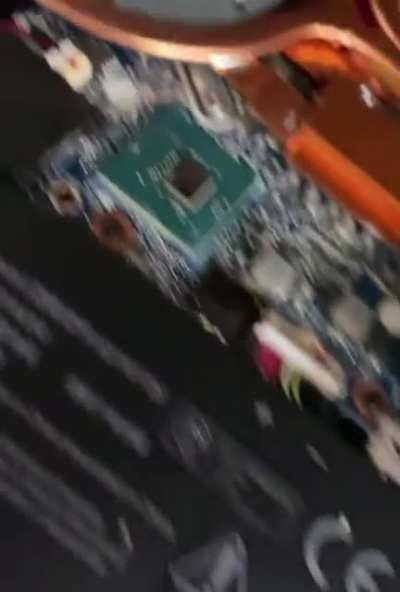 Prepare yourself. Posted in a gaming group, apparently her computer was struggling to run Skyrim so she opened it up to see if she needed to clean her fans and…