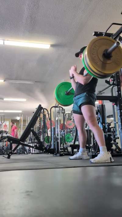 Just seeing how many reps I can get.