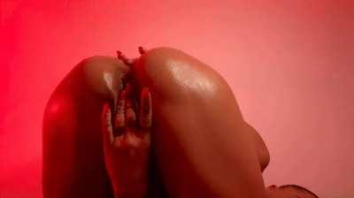 Masturbation looks even hotter from behind