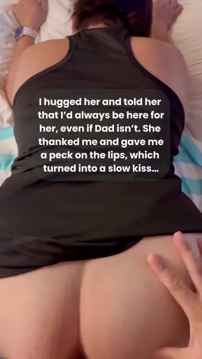 Comforting Mom while Dad is serving overseas 