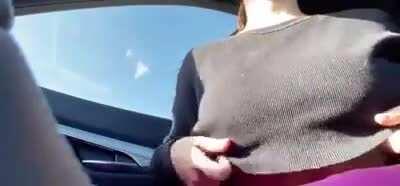 flashing at the stoplight