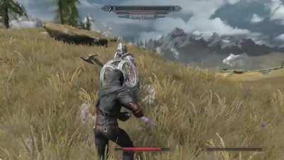 I can say with 100% certainty that I’ve never been this immersed in Skyrim before. It truly felt like a duel to the death