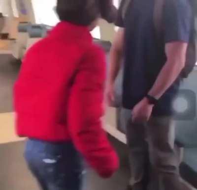 Trying to give another BART rider Corona