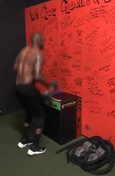 WCGW If I grab a couple of dumbbells and jump on this box