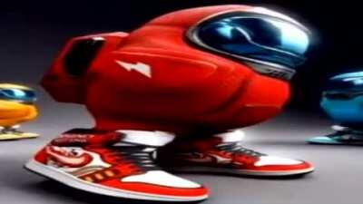 Preguiça de fazer animação ent...É O AMONG DE TÊNIS