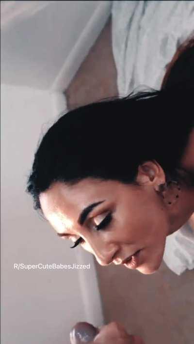 Stunning Brunette gets an epic facial. It’s so great, we added 4 camera angles to make this even more spectacular!