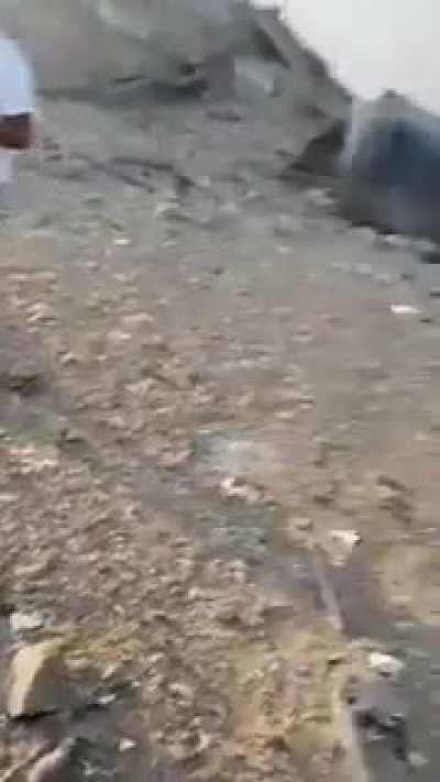 Aftermath of the Fire cracker warehouse explosion in Beirut