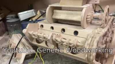 The new V8 is finally finished!!!! (get ready for wood car 2.0)