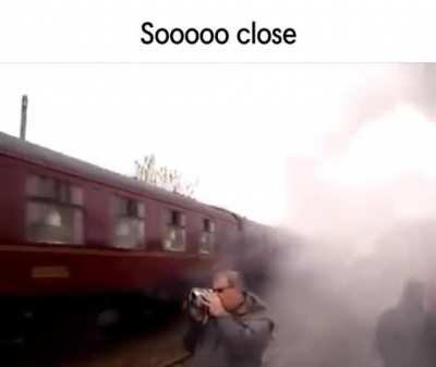 Just an inch more to his right.