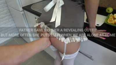Mother's revealing outfit