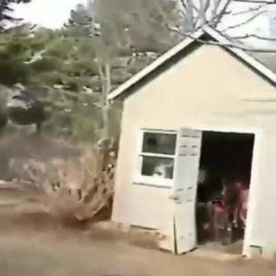 WCGW trying to use a skateboard on a trampoline