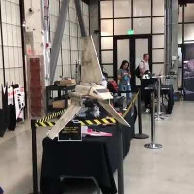 A Lambda class T4a shuttle was Darth Vader's personal transport. The Dark Lord traveled in style.