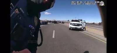 Bodycam footage of shootout between New Mexico police and Omar Cueva