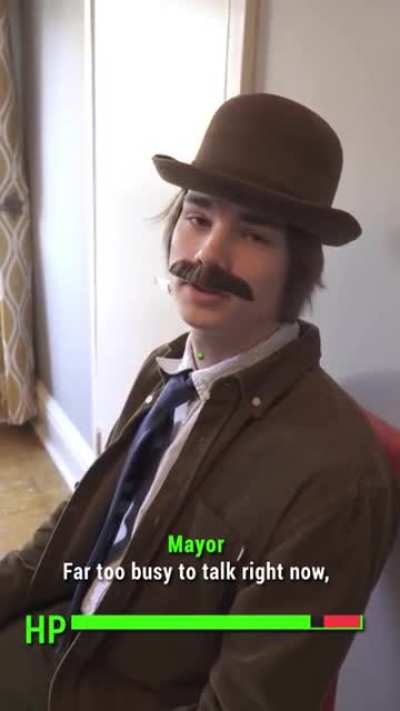He's the mayor, after all