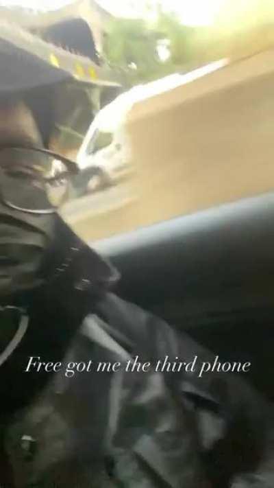 He has not 1 he was not to but he has three he is 3 phone Baby keem