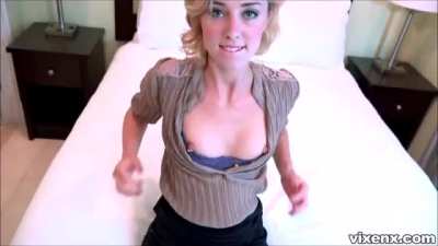 Haley Reed's Sexy Smile and Her Pretty Eyes Are Enough, to Make Men Cum