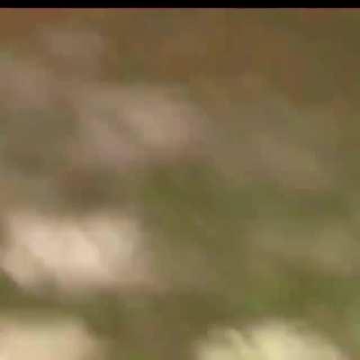 There goes the BBQ pit