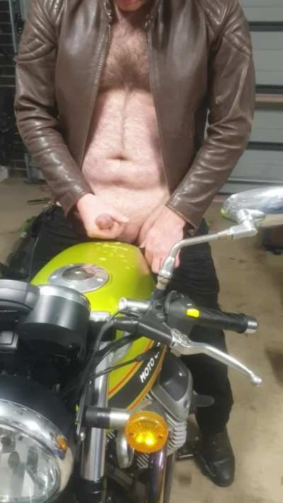 Cumming all over my bike