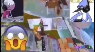 Mordecai quit slacking off and help me push these kids