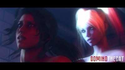 Harley Queen Dom Lara (Dominothecat ) [Dc x tomb raider]