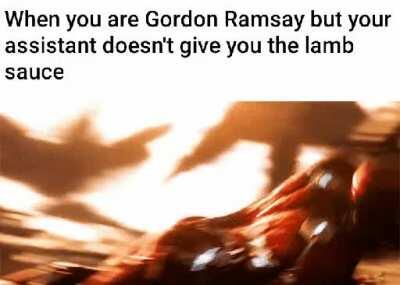 Where's the lamb sauce?