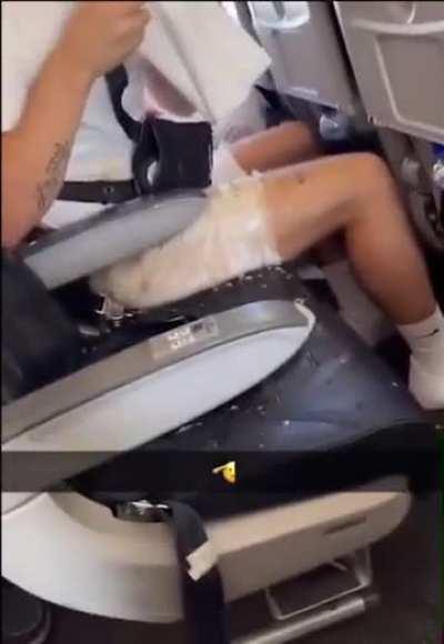 To contain his altitude sickness