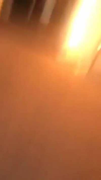 My poor buddy had just worked up the courage to go investigate the storm