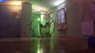 Standing split in my cyrwheel: