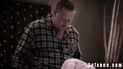 Daughter Blows Dad While Mom Sleeps