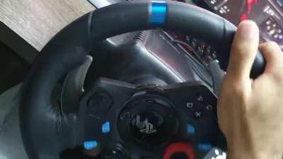 I'm new to AC. And this is my first day with the wheel.