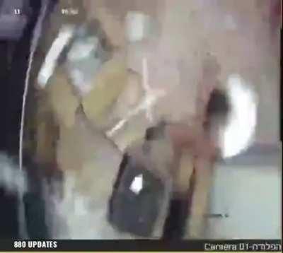 Hamas rocket hits a shop in Holon, Israel