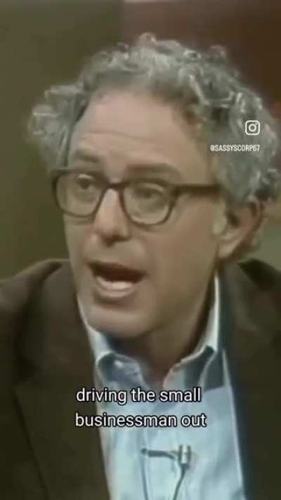 Bernie Sanders, newly ejected mayor of Burlington, Vermont. 1981