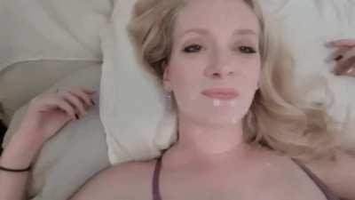 Love when he cums on my face.