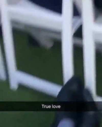 There are two types of people at weddings