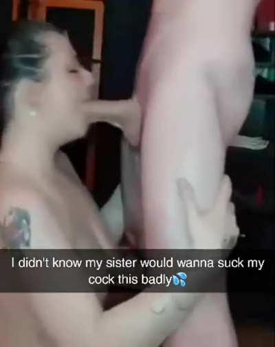 Sis really jumped on the opportunity to show off her facefucking skills