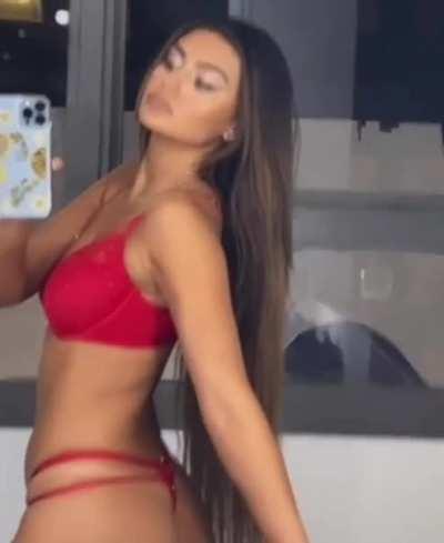 Red lingerie