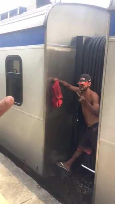 Took the train but the wrong way