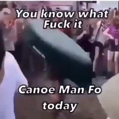 Canoe man