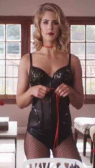 Emily Bett Rickards in 'Normal Doors' short film