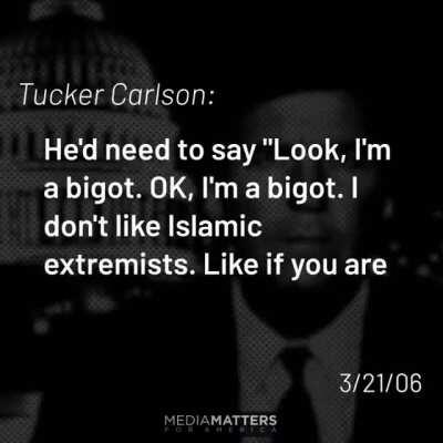 The clip people are trying to cancel Tucker Carlson over.