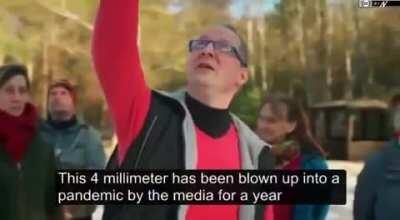 Germany - 4 millimeters out of 8.3 meters - this is what we ruined the economy for and why we are being coerced into mandatory vaccination soon.