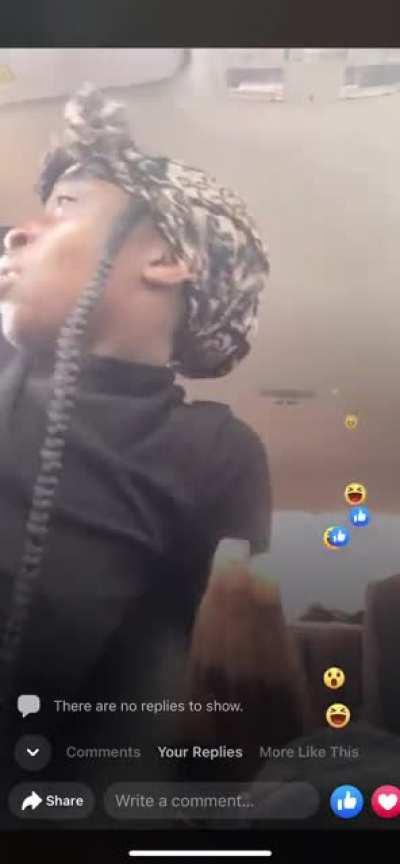 Trying to run from the cops on Facebook live