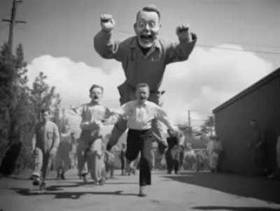 An AI generated 1950's ad for 